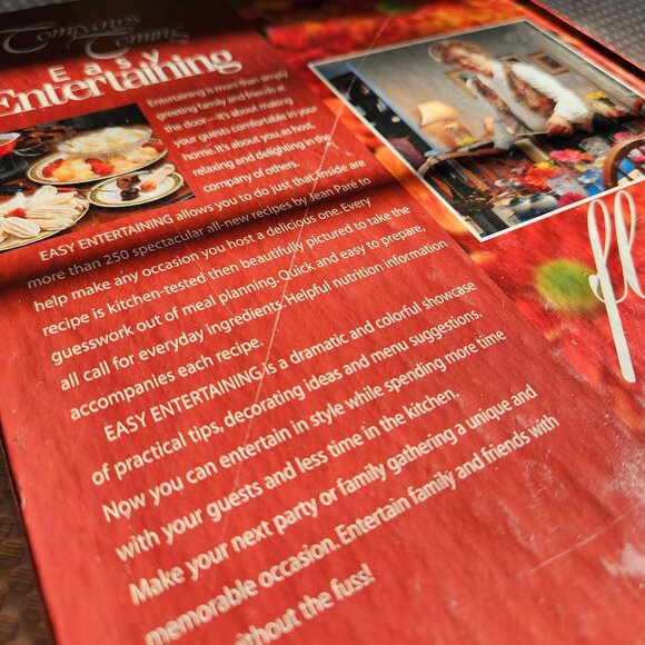 Company's Coming Easy‎ Entertaining: Flair Without Fuss - Jean Pare - Hardcover - Picture 8 of 10